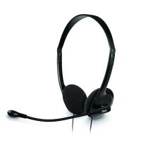 Xtech Headset on ear wired w/mic Dual 3.5mm plug XTS-220